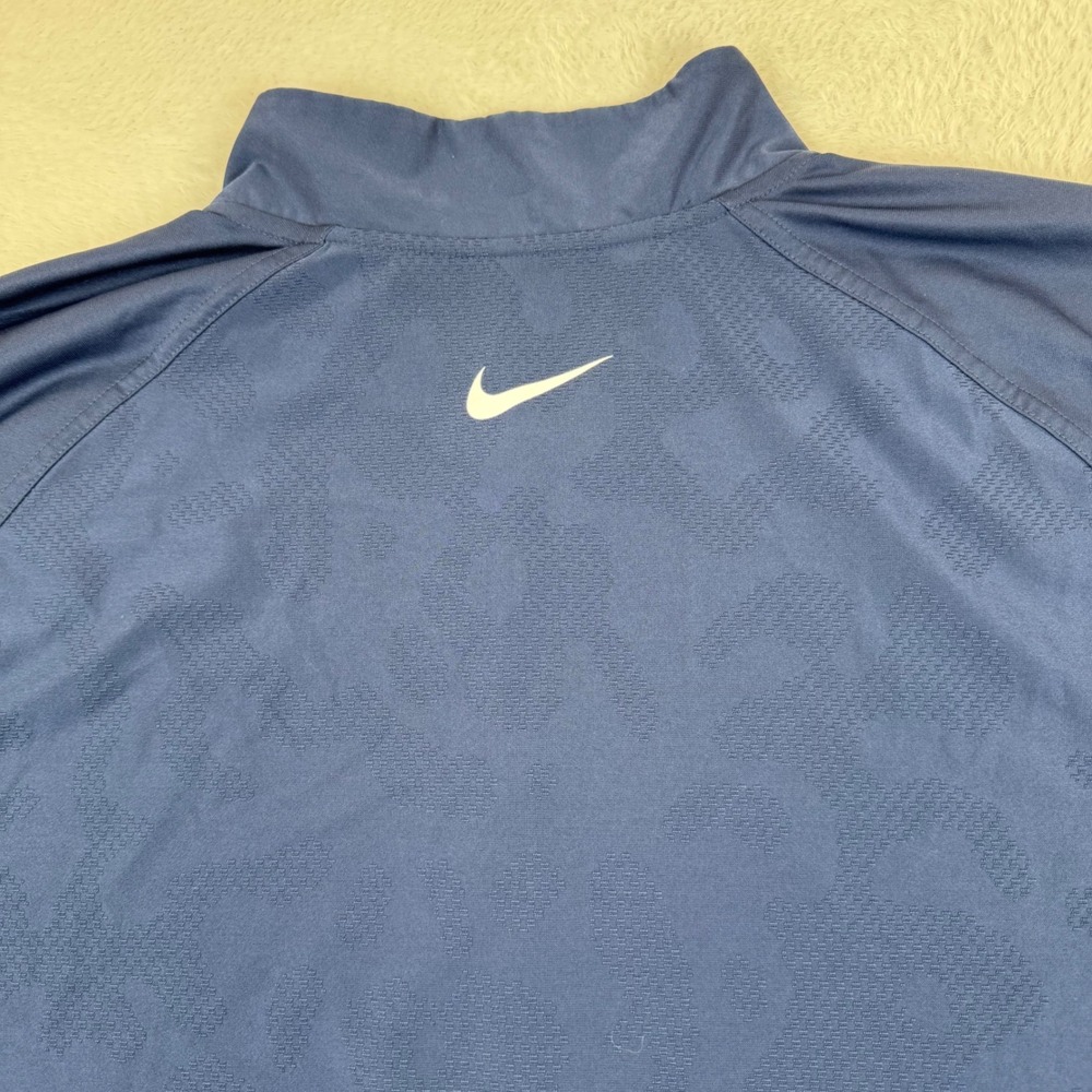 Nike Dri-FIT ADV Quarter-Zip Pullover Mens 2XL Navy Blue Tonal Camo - Picture 13 of 16